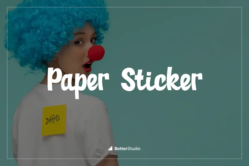 Paper Sticker - 