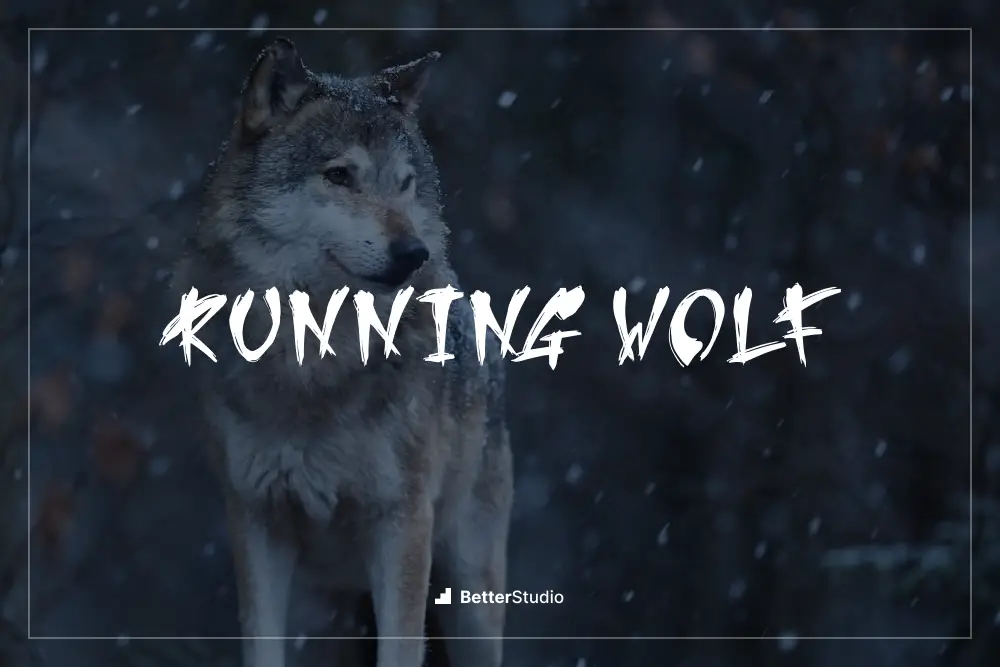 Running Wolf - 