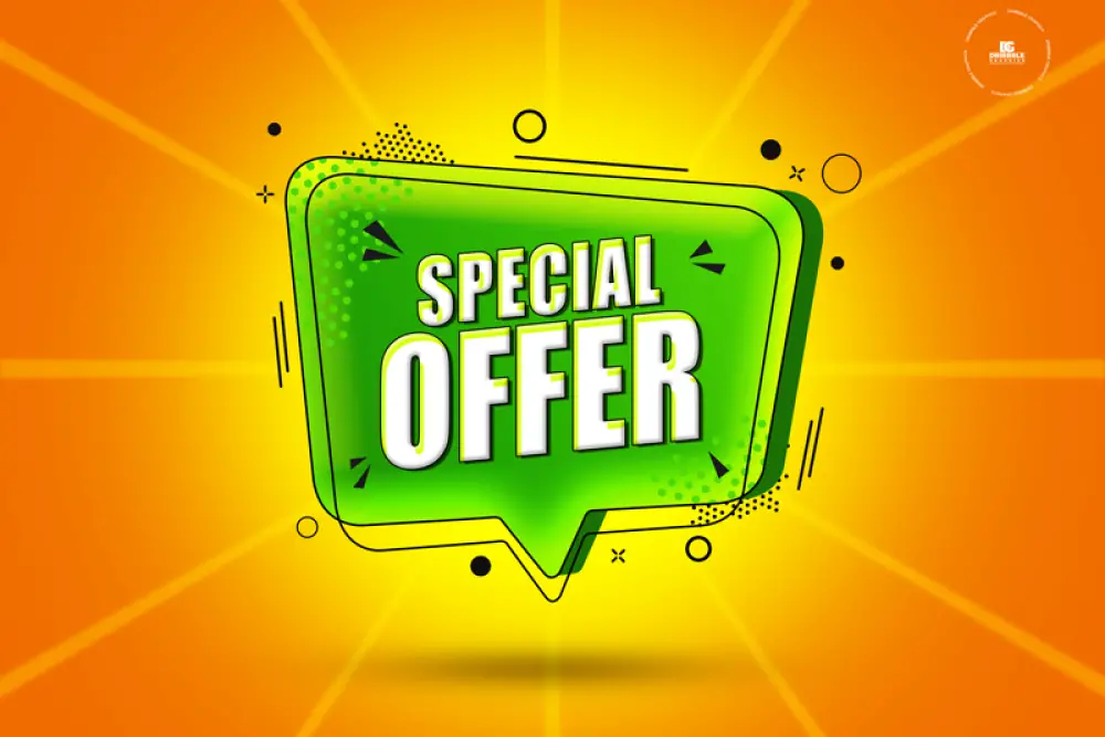 Free Discount Offer Banner Vector Graphic - 