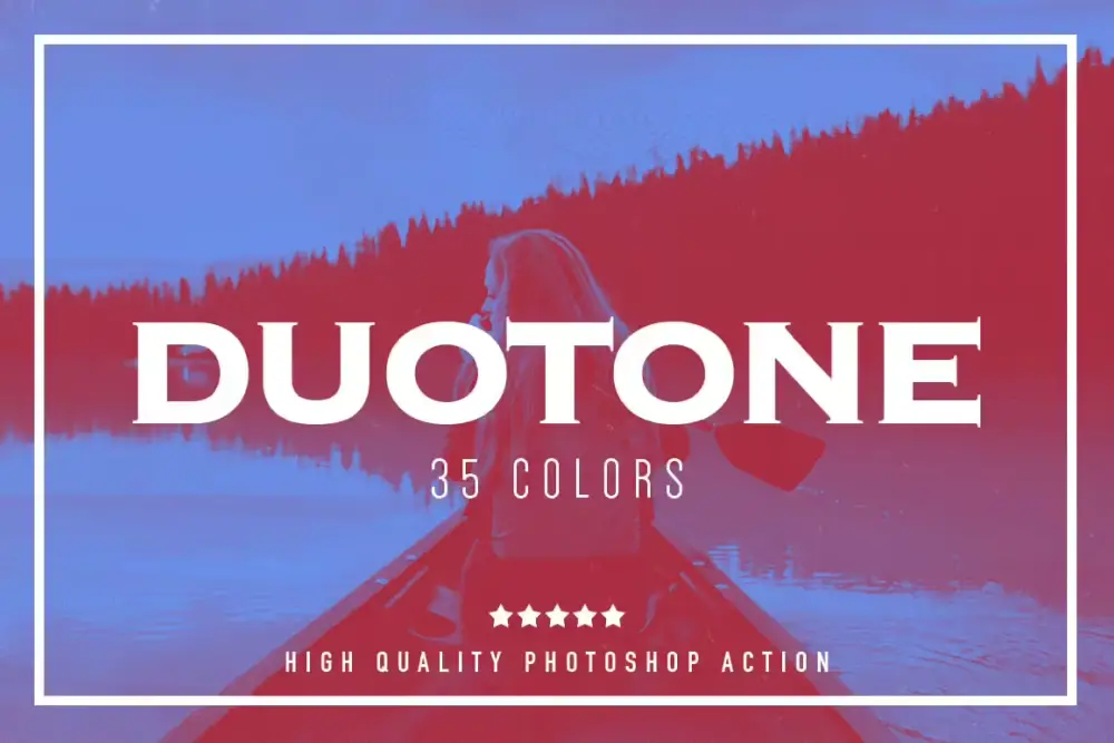 Free Duotone Photoshop Action - 
