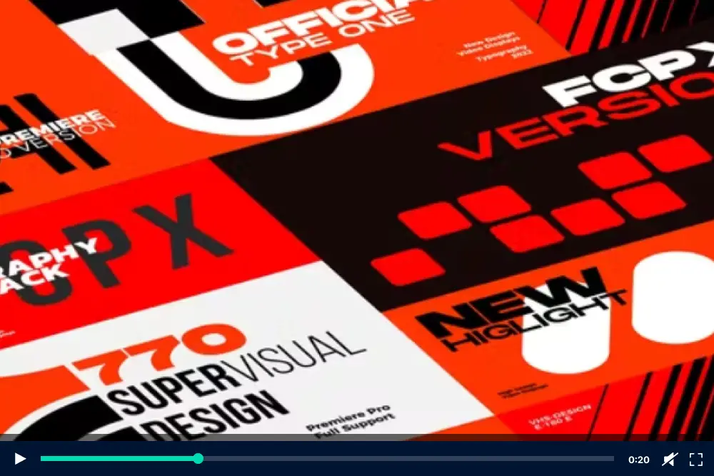 VHS Style Typography | FCPX - 