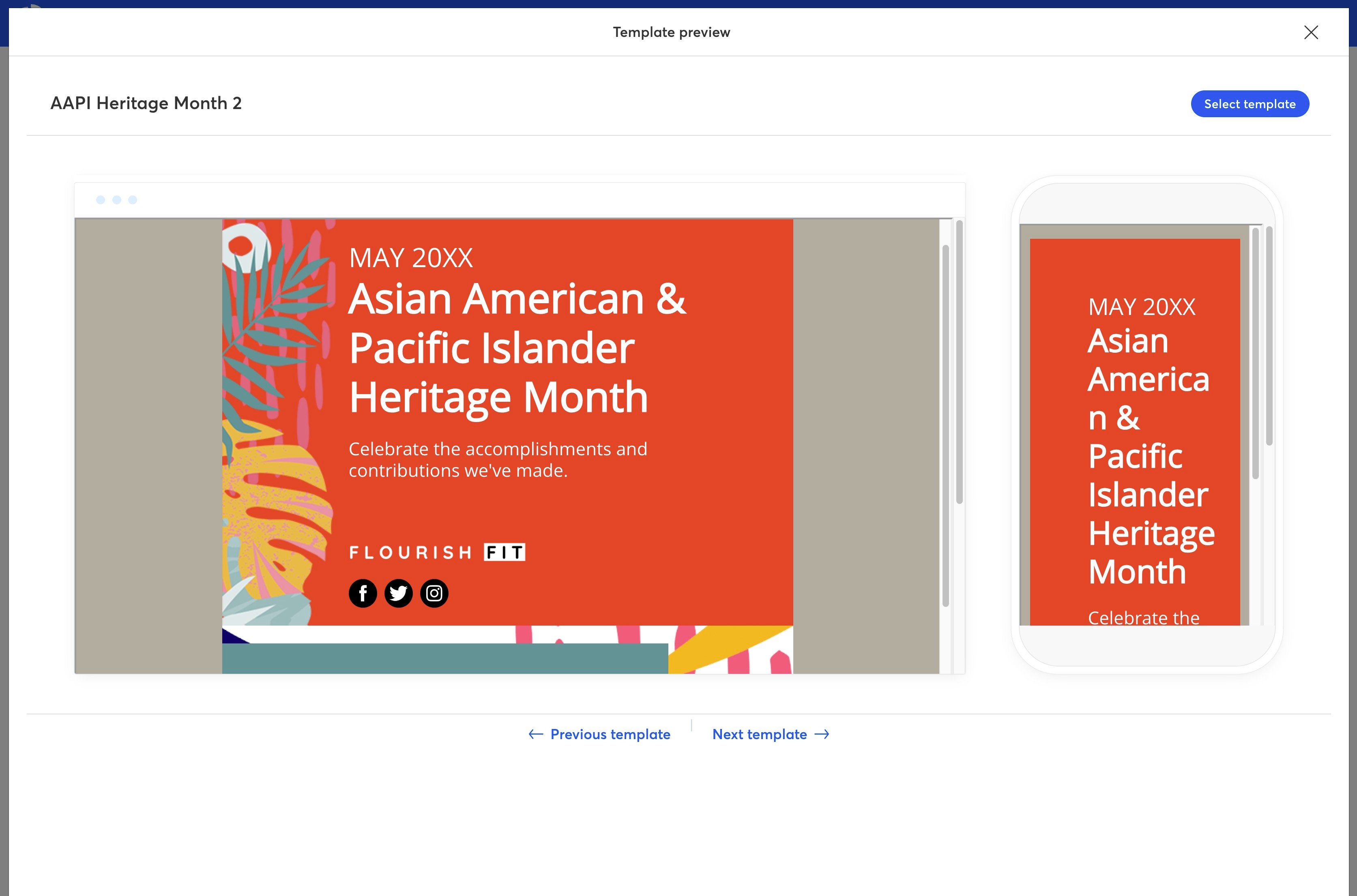 AAPI email template.
