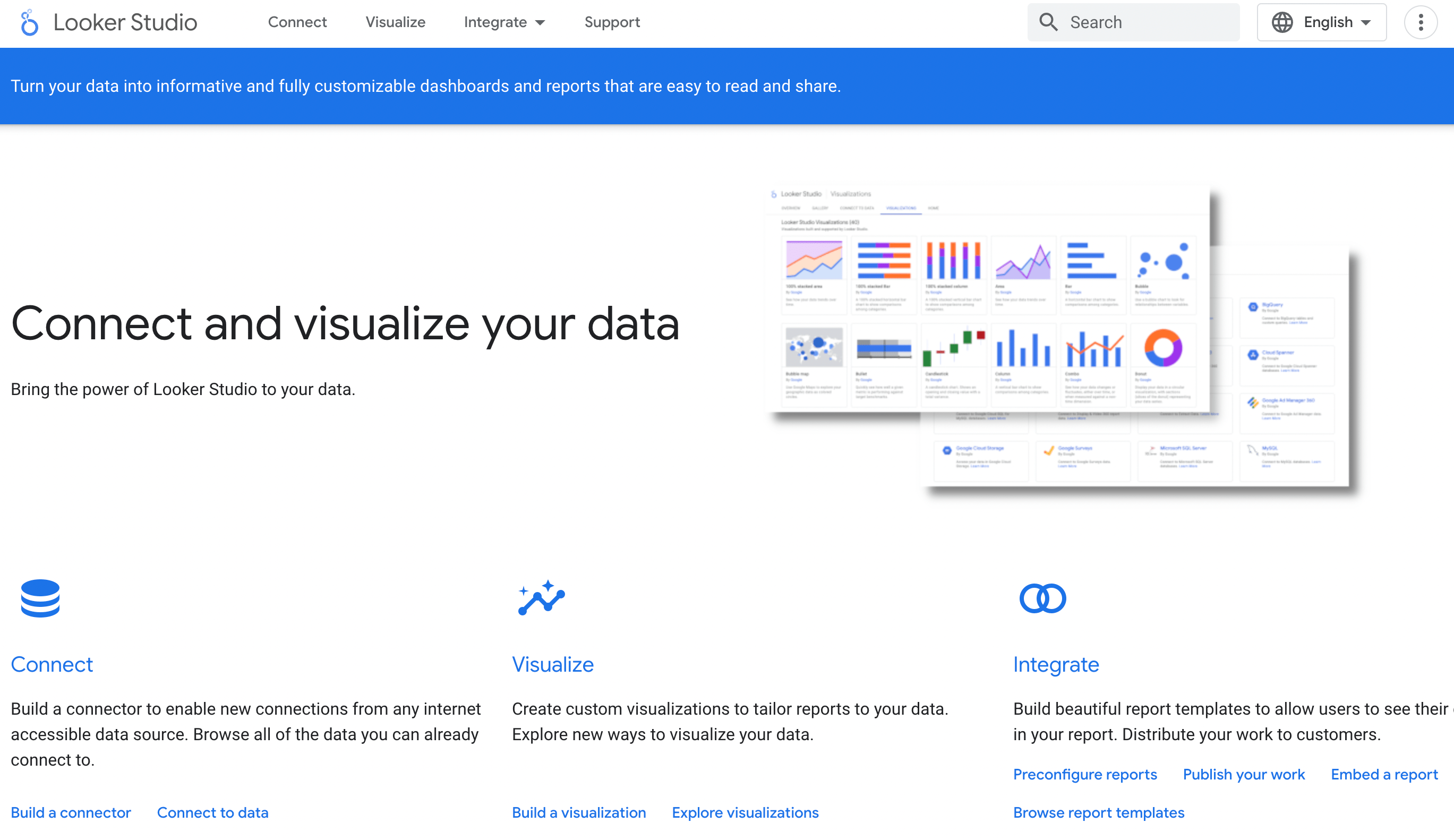 Google's Looker Studio website.