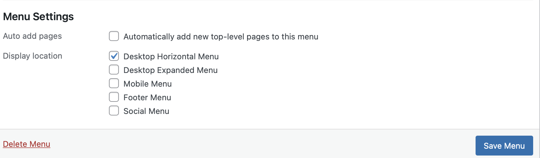 Edit a Menu on WordPress: How to change the position of your menu.