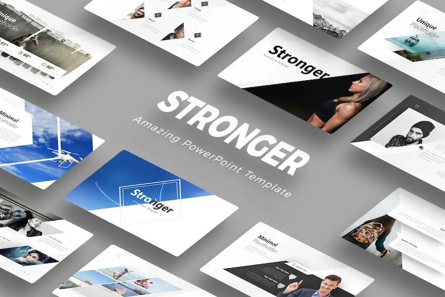 Stronger PowerPoint Template - 