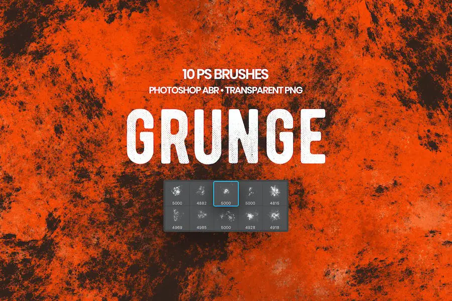 Grunge Photoshop Brushes - 
