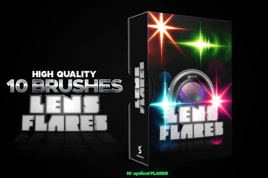 Optical Flares Photoshop Brushes - 