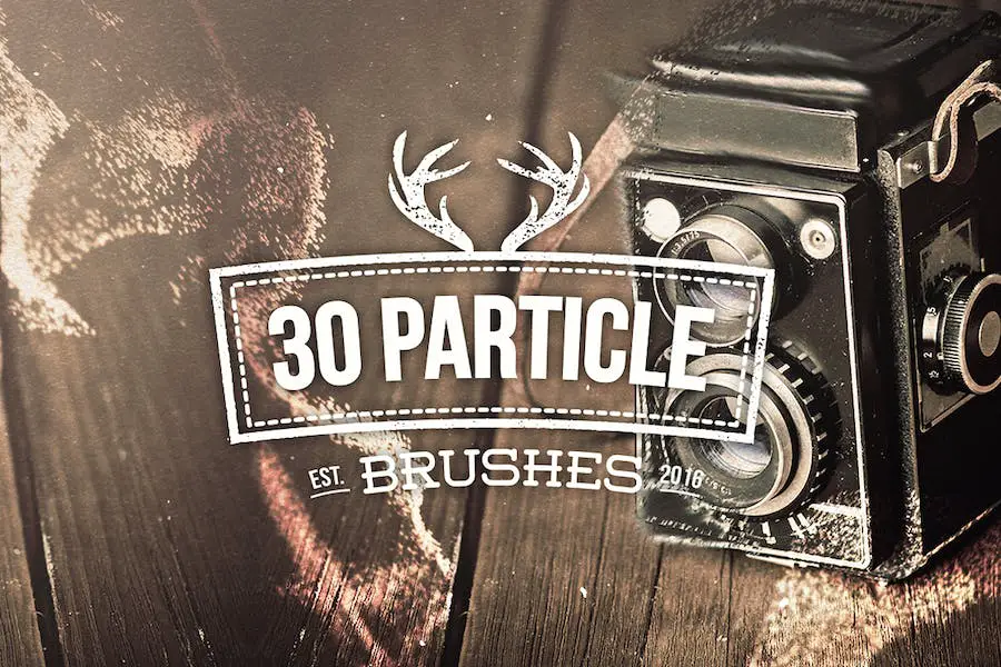 30 Particle Photoshop Brushes - 