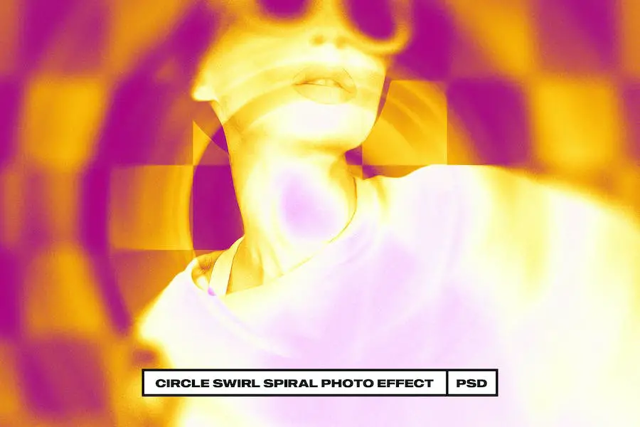 Circle Swirl Spiral Photo Effect - 