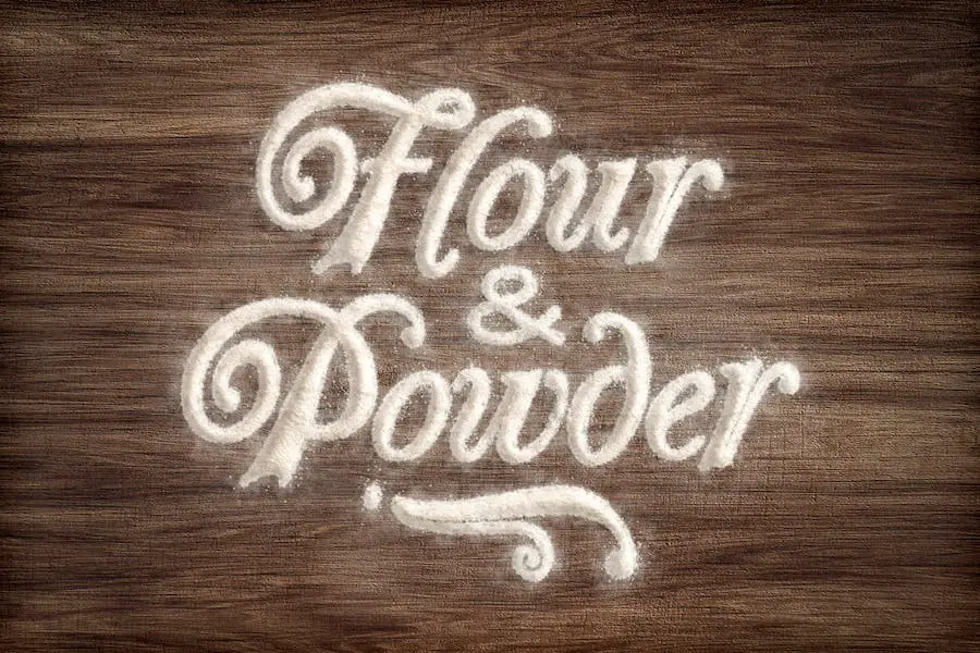 Flour & Powder - Photoshop Actions - 