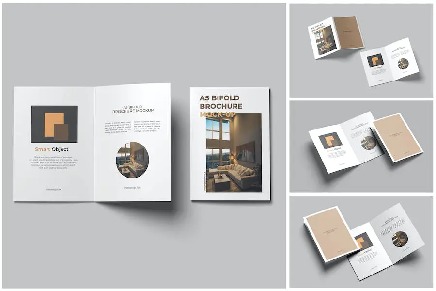 Bi-Fold Brochure Mockup - 