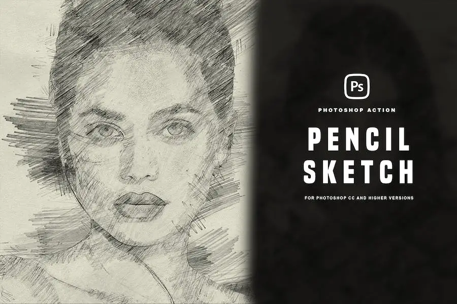 Pencil Sketch Photoshop Action - 