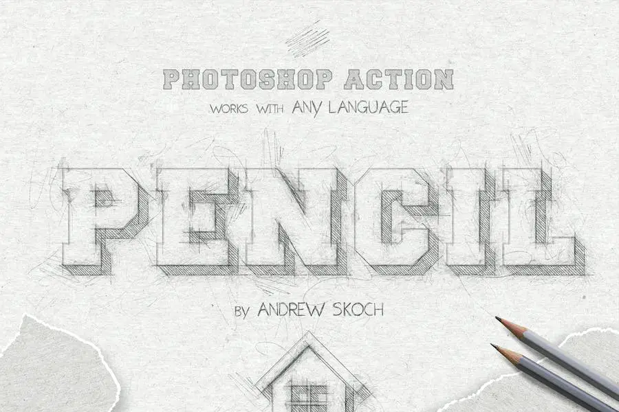 Pencil Sketch - Photoshop Action - 