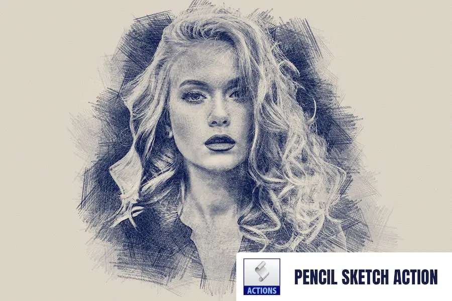 Pencil Sketch Photoshop Action - 