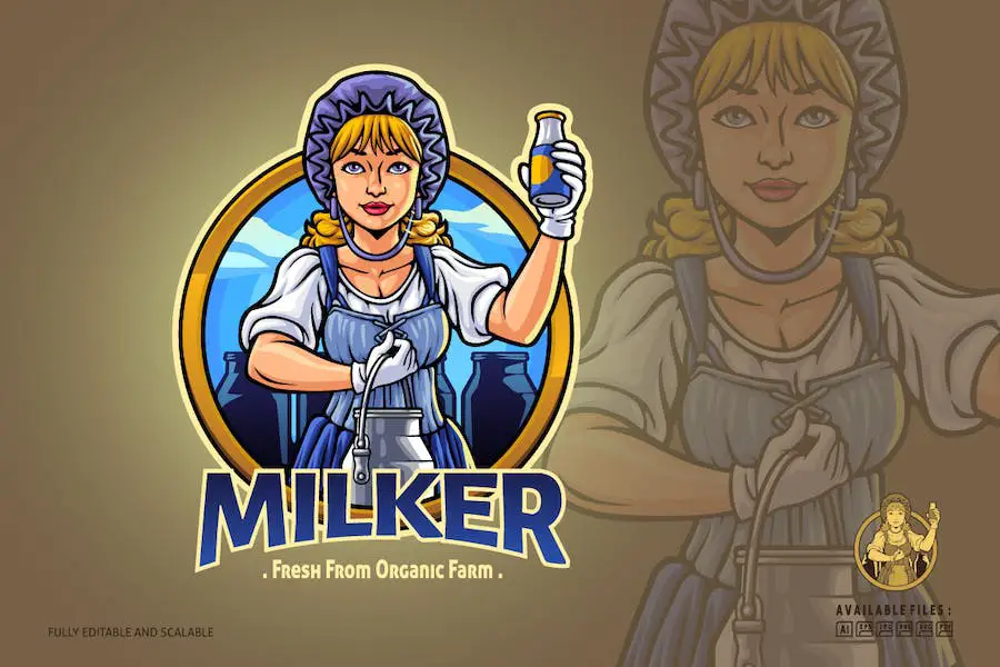 Milky Logo Template - 