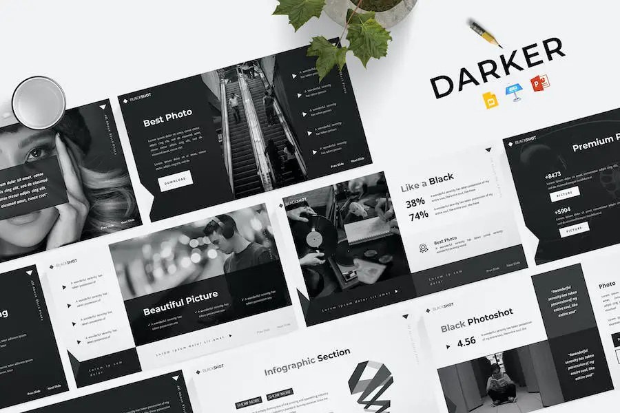 Darker - Presentation Template - 