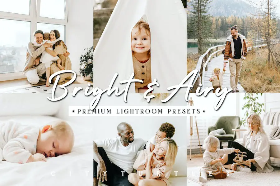 BRIGHT & AIRY Natural Lightroom Presets - 