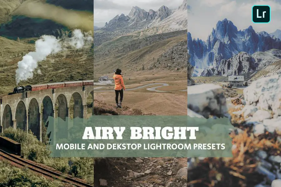 Airy Bright Lightroom Presets Dekstop and Mobile - 