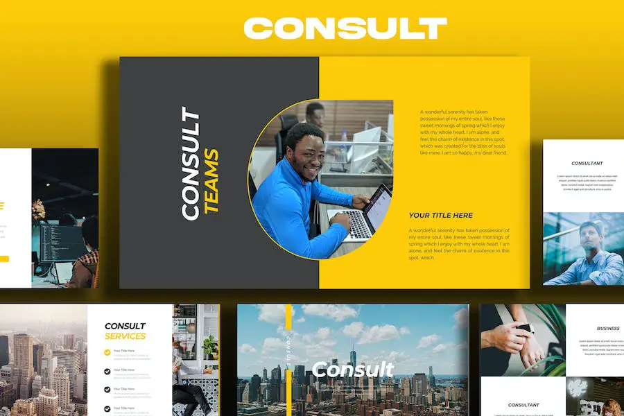 Consult Powerpoint Template - 