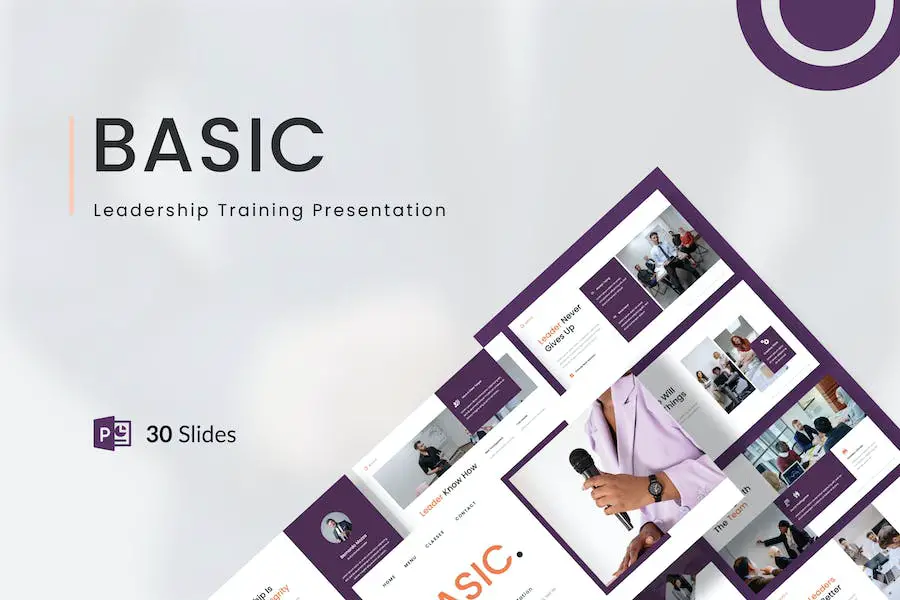 Basic - Leadership Training PowerPoint - 
