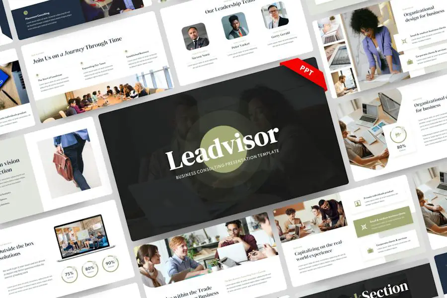 Leadvisor - Business Consulting PowerPoint - 