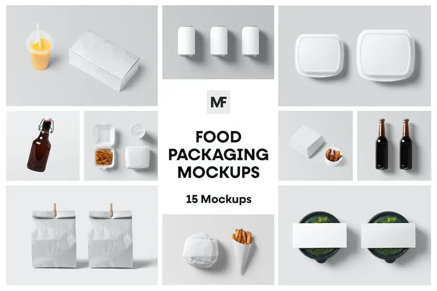 Food Packaging Mockups - 