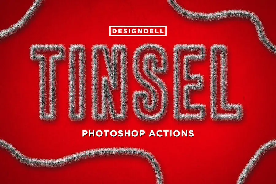 Tinsel Photoshop Action - 