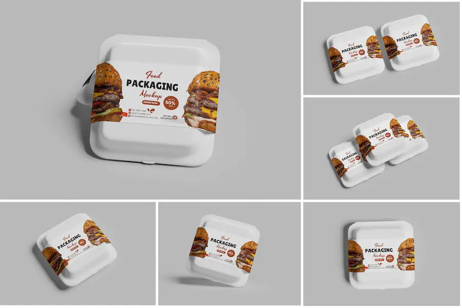 Food Packaging Mockup - 