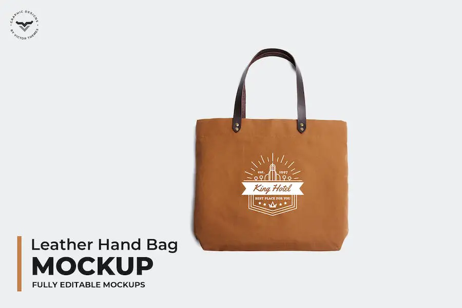Leather Hand Bag Mockups - 