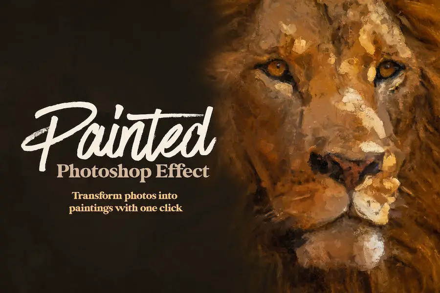 Painted Photo Effect for Photoshop - 