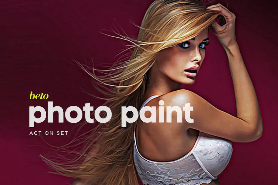 Photo Paint Photoshop Action - 