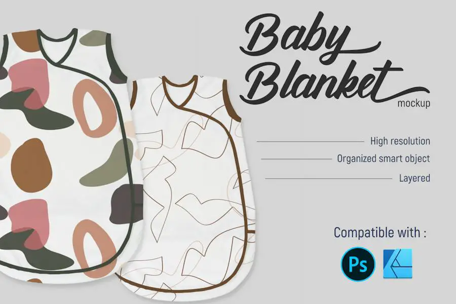 Baby blanket | Mockup - 