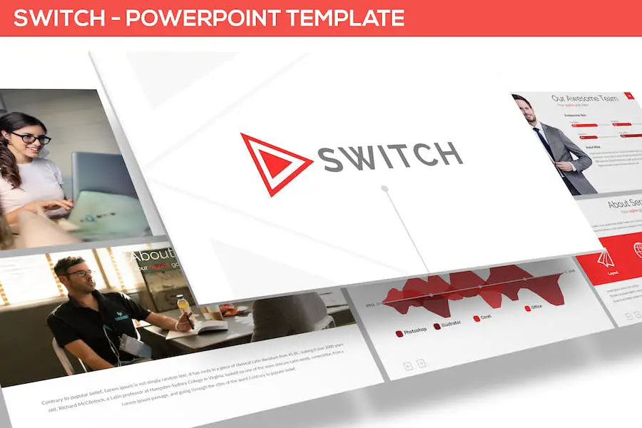 SWITCH - POWERPOINT TEMPLATE - 