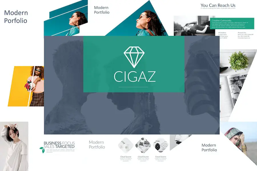 CIGAZ Powerpoint Template - 