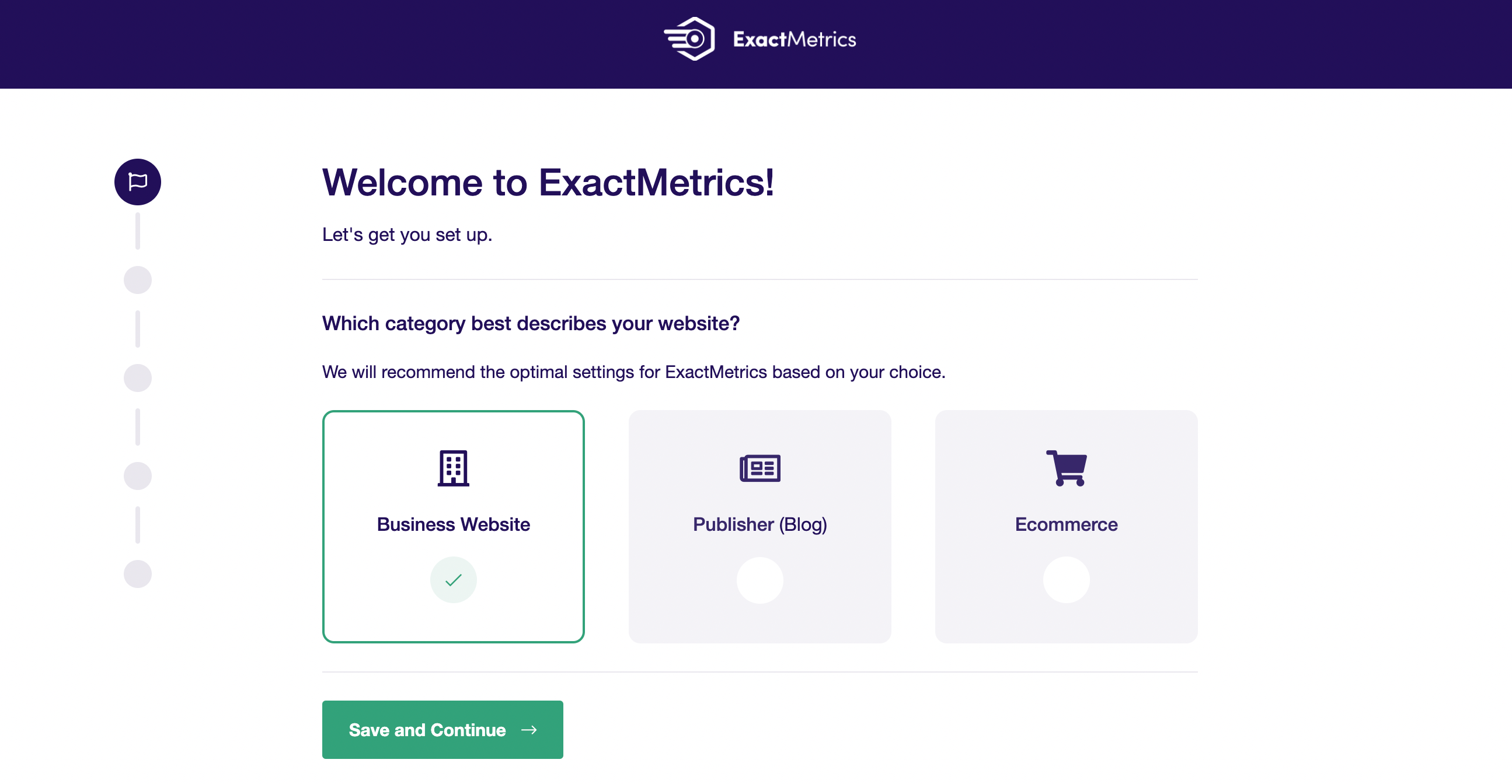 MonsterInsights vs ExactMetrics welcome pages are almost exactly the same.