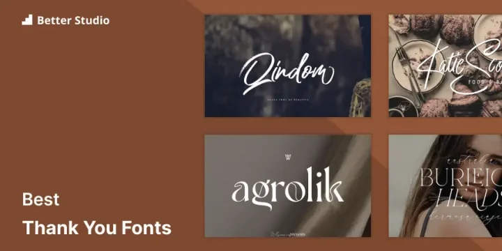 15 Best Thank You Fonts 🙏2023 (Free & Premium)