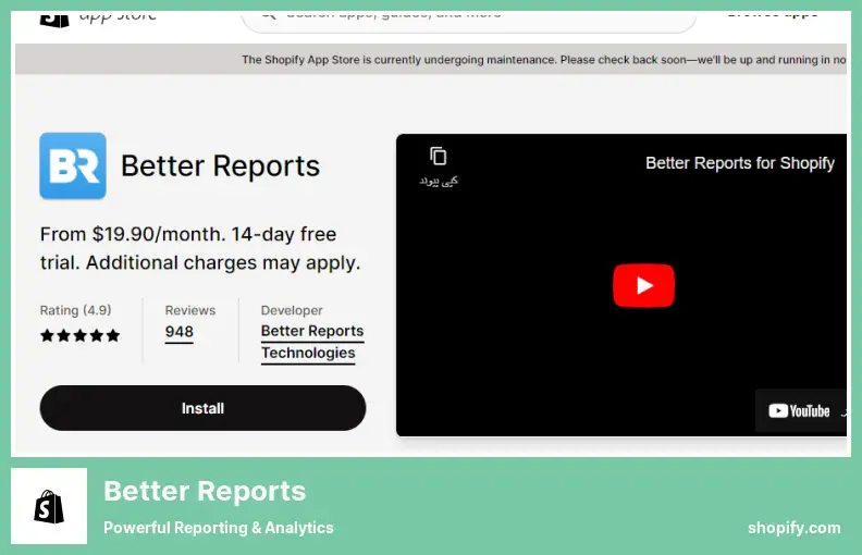 Better Reports - Powerful Reporting & Analytics