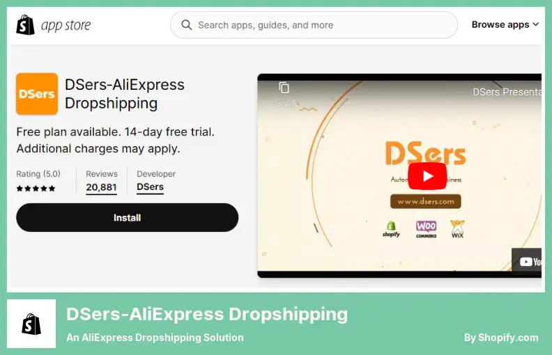 DSers‑AliExpress Dropshipping - an AliExpress Dropshipping Solution