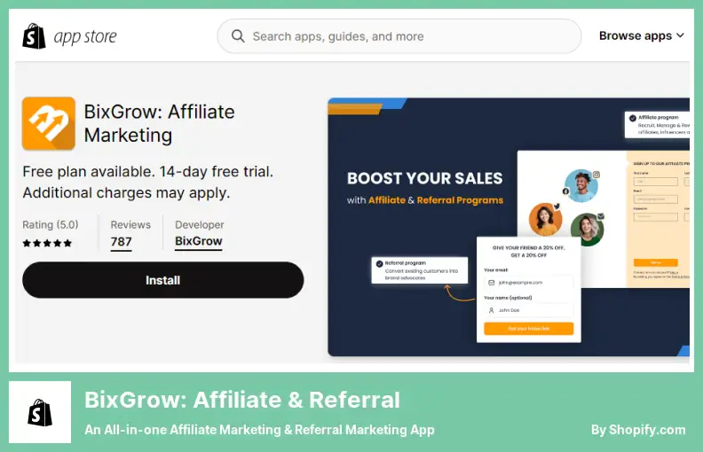 BixGrow: Affiliate & Referral - an All-in-one Affiliate Marketing & Referral Marketing App