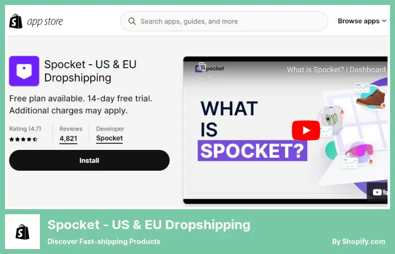 Spocket ‑ US & EU Dropshipping - Discover Fast-shipping Products