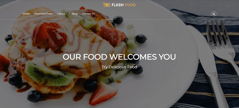 How to Create a Restaurant Website Using Flash Theme