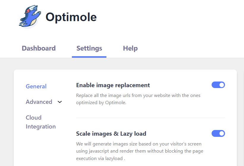 Mobile Image Optimization: Enabling lazy load and image scaling in Optimole.