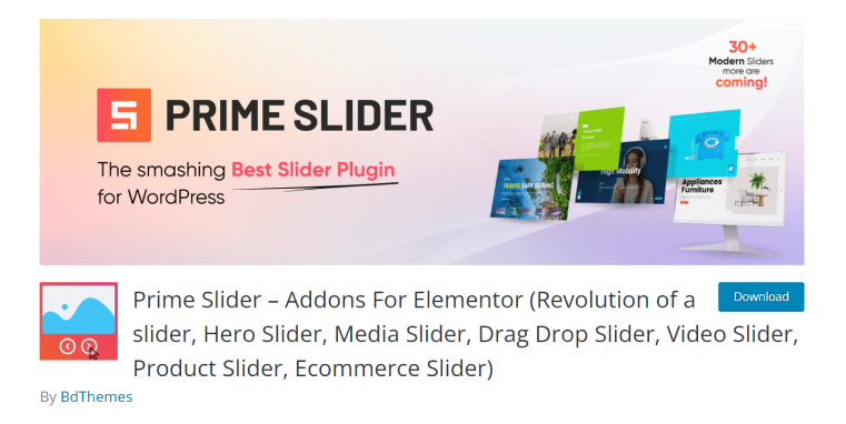 Prime slider WordPress