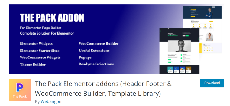 Header footer editor for Elementor
