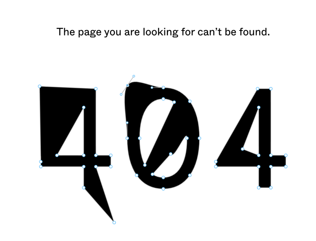 Screenshot from Figma 404 page