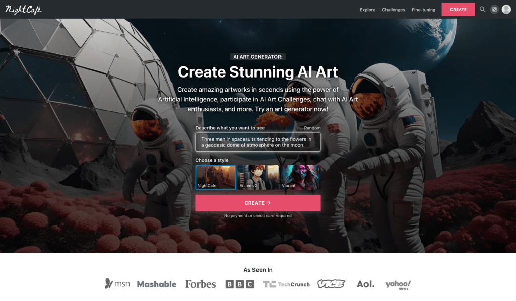 AI-Art-Generator-Create-Stunning-AI-Art-NightCafe-Creator