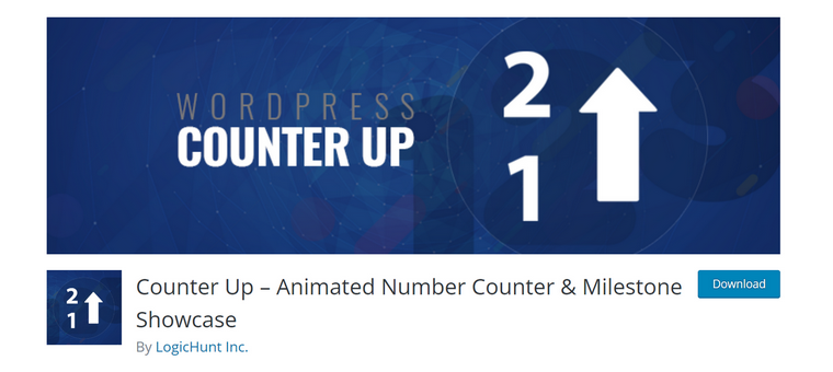 Counter up animated number plugin