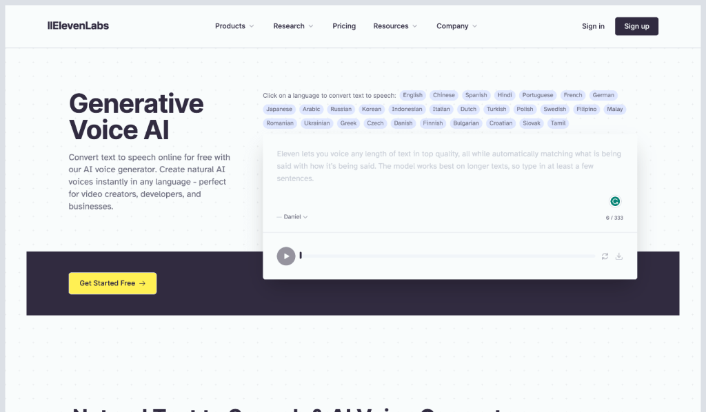 Text-to-Speech-AI-Voice-Generator-ElevenLabs
