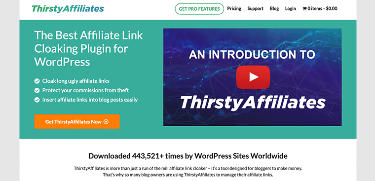 ThirstyAffiliates - Affiliate Marketing Tool