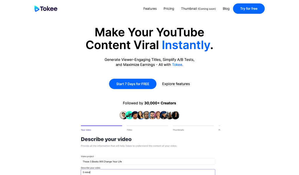 Tokee-Instant-Viral-Growth-for-YouTube-Videos